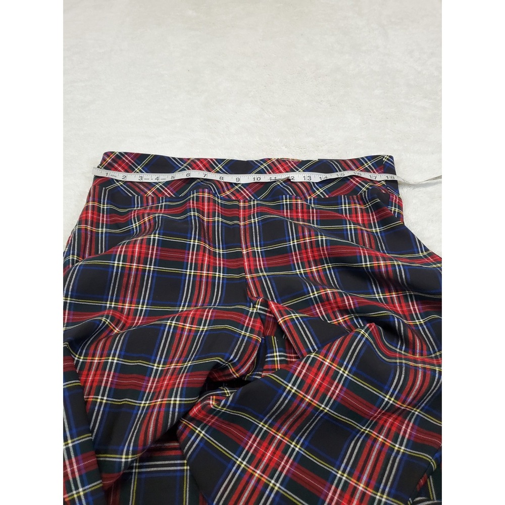 NWT Jones New York Black Red Plaid Pant 1X Academia Office Classic Plus Size - Picture 5 of 10